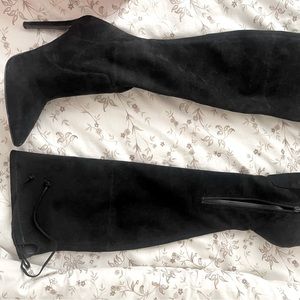 Guess black over-the-knee boots. Size 8